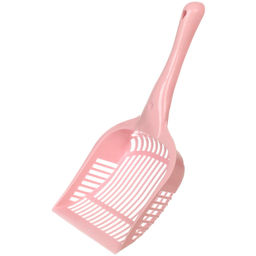 Цена за 3 шт. Совок для кошачьего туалета "ДОНКОТТИКО", цвет бежево-розовый, 33*15,5см (лейбл)