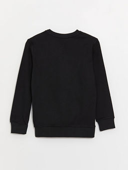 Bisiklet Yaka Hulk Bask?l? Uzun Kollu Erkek ?ocuk Ti??rt - Waikiki фото 3