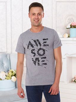 Футболка мужская "Стив" (меланж)