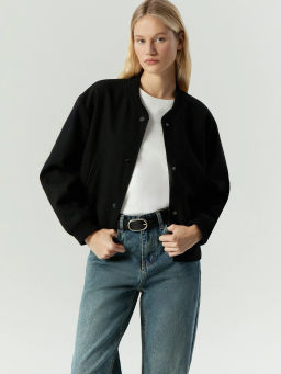 EMKA / Бомбер из пальтовой ткани  фото 3