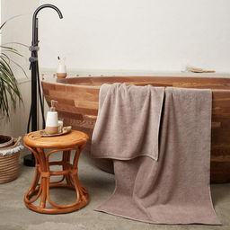 Полотенце махровое Этель Organic Stone 50х90 см, 100% хлопок, 420гр/м2  фото 7