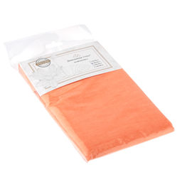 Наволочка 50х70см "Оранжевый", с клапаном-запахом, перакль 110г/м2, хлопок 100%, упаковка "классическая" пакет ПВД 14,5х23см, еврослот, "Домашняя мода" (Россия)