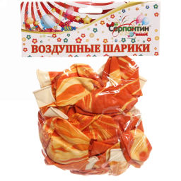 Цена за 2 шт. Воздушные шары "Мираж" 25шт 12"/30см желтый