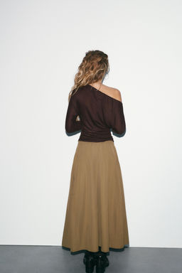 NYLON MIDI SKIRT - Zara фото 10