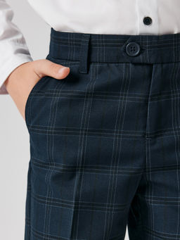 ACOOLA / Брюки детские для мальчиков Pavel pt reg1 синяя клетка  фото 6