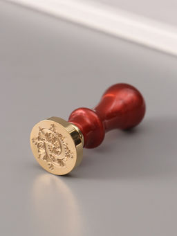 Печать для сургуча с пластиковой ручкой «Буква G на вензеле», 2.5×2.5×6.3 см