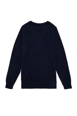 U. S. Polo Assn Темно-синий трикотажный свитер с круглым вырезом для мальчика - U.s. polo assn фото 2