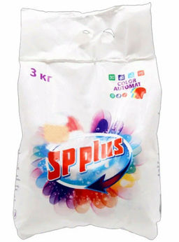### SP PLUS стир.порошок 3кг Колор Автомат (п/э пакет)