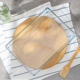 Форма для выпечки и запекания Paşabahçe Borcam, 36.7×25.7×6 см, жаропрочное стекло, прозрачная