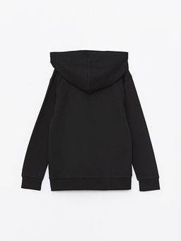 Kap??onlu Basic Uzun Kollu Erkek ?ocuk Fermuarl? Sweatshirt - Waikiki фото 2