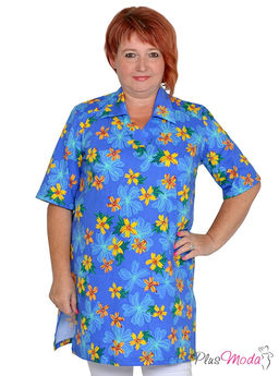 Туника Модель №1344 размеры 44-84 - Plusmoda фото 2