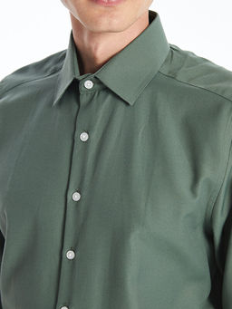 Slim Fit Uzun Kollu Oxford Erkek G?mlek