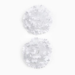 Бант для волос на резинке школьный, белый, 2 штуки, 7 см, Минни Маус