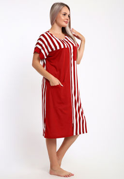 521 Халат на молнии - Полоска