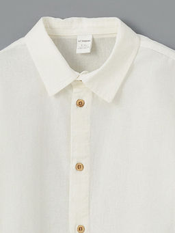 Basic Uzun Kollu Erkek ?ocuk G?mlek