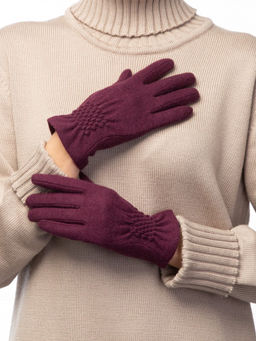 Перчатки жен Labbra LB-PH-46 plum  фото 5