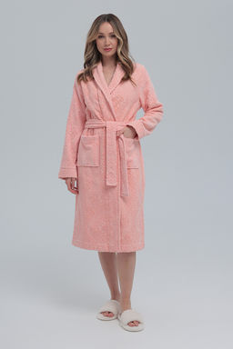 Халат жаккардовый стриженный (велюр) односторонний женский - Vladi collection фото 11