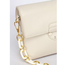 Сумка женская искусственная кожа C 190-5139, 1отд, плечевой ремень, молочный SALE 246476 - Adelia фото 4