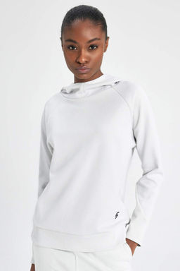 DeFactoFit Standart Fit Kapusonlu Skuba Dalg?c Kumas Basic Sweatshirt  фото 2