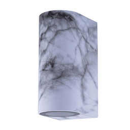 UUL-P52A 2х6W/GU10 IP65 MARBLE Светильник уличный, под две лампы GU10. Архитектурный накладной. Цвет корпуса мрамор. TM Uniel