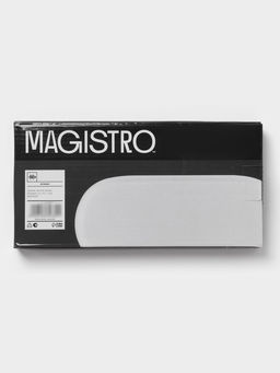 Блюдо сервировочные Magistro White Snow, 21×10×1 см, фарфор, белое