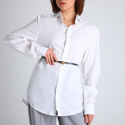 Ремень женский, ширина 1 см, пряжка металл, цвет зелёный - Simaland фото 2