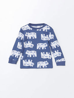 Bisiklet Yaka Erkek ?ocuk Pijama Tak?m?