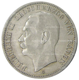 3 марки 1911 года G Германия (Баден)