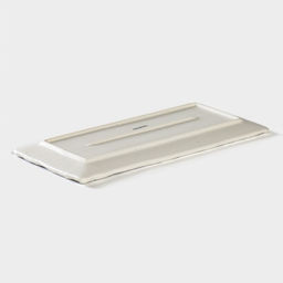 Блюдо для подачи Magistro Slate, 25×12 см, фарфор, белое