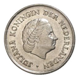 25 центов 1958 года Нидерланды