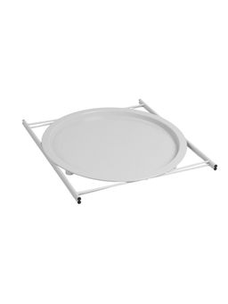 Столик журнальный «Клик Мебель», с подносом, 470×470×500 мм, цвет белый