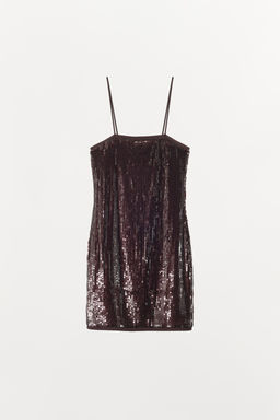 SHORT SEQUIN DRESS - Zara фото 4