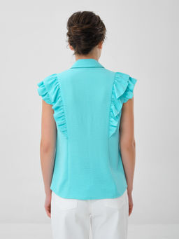 Блузка с оборками - Stilla фото 9