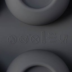 Форма для выпечки и муссовых десертов KONFINETTA Фолд, силикон, 28,8?17,1?2,6 см, 12 ячеек (4,2?2,5 см), цвет серый  фото 6