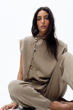 WASHED INTERLOCK T-SHIRT - Zara фото 6
