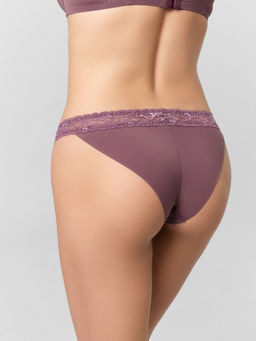 Цена за 2 штуки! Трусы слипы женские фиолетовые крокус 412637