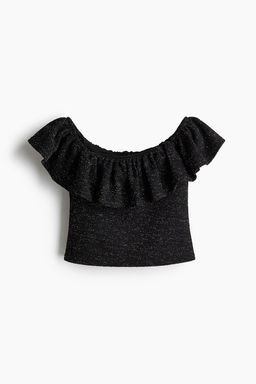 Glittery off-the-shoulder top - H&m фото 5