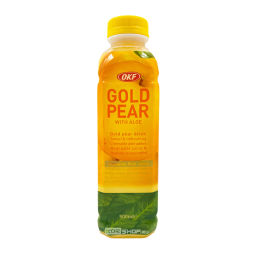Напиток Груша + Алоэ фруктовый освежающий Gold Pear With Aloe OKF, Корея, 500 мл