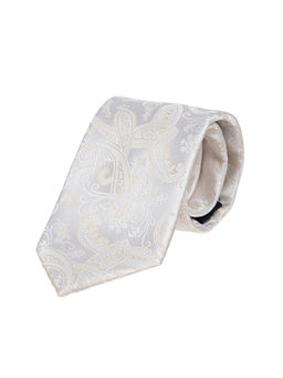 Галстук мужской с платком CARPENTER Carpenter-poly 8-айвори 304.1.09  фото 2