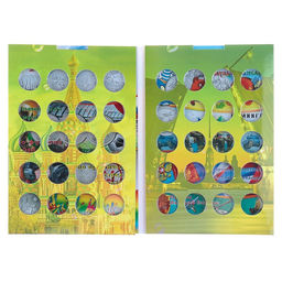 Альбом-планшет блистерный «Юбилейные 25-ти рублёвые монеты России», на 40 ячеек