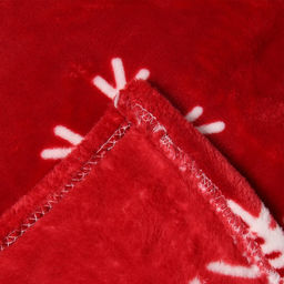 Плед LoveLife Снежинки 180*200 см,100% п/э, велсофт 280 гр/м2  фото 4