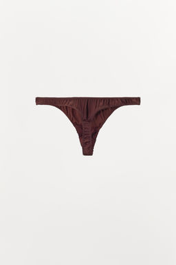 SATIN THONG - Zara фото 4