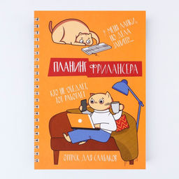 Планинг фрилансера Трудоголик А5, 80 л. - Artfox фото 9