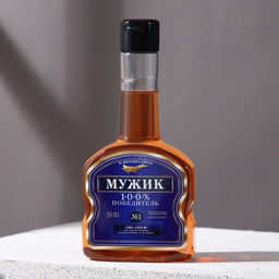 Гель для душа коньяк Мужик, 260 мл, аромат мужского парфюма, Чистое счастье  фото 3