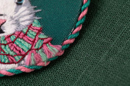 Набор для вышивания PANNA Живая картина JK-2279 Брошь. Кролик Жерар 5.5 х 5.5 см