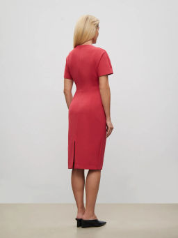 Платье приталенного кроя PL1511/rose - Emka фото 4