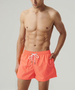 ATLANTIC KMB-222 Шорты мужские пляжные Fast Dry неоново-коралловый