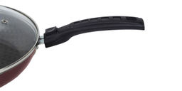 60682434 Сковорода 240мм, 1 ручка, стеклянная крышка "Кружево"