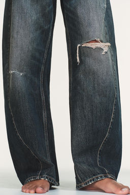 TRF MID-WAIST BAGGY BALLOON JEANS - Zara фото 6