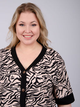 Пижама "Лара 2" зебра, трикотаж